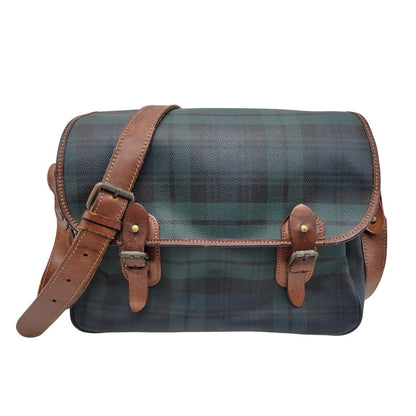 【中古品】【メンズ/レディース】 POLO RALPH LAUREN ポロ・ラルフローレン CHECK SHOULDER BAG チェック ショルダーバッグ カバン 鞄 188-251209-ya-13-izu カラー：グリーン系 万代Net店