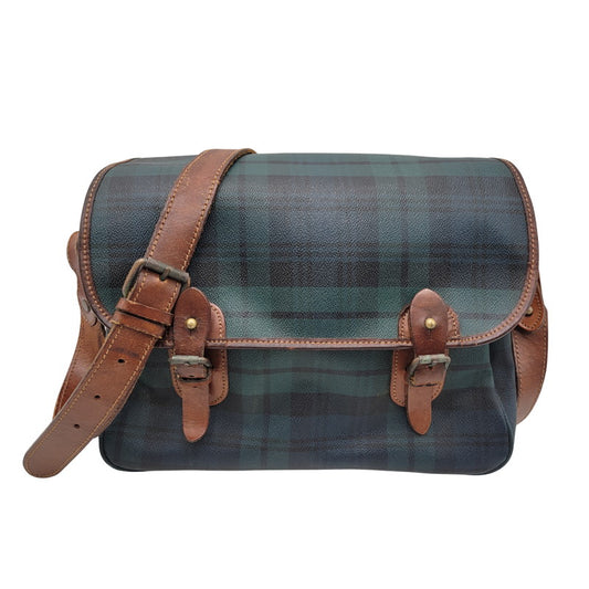 【中古品】【メンズ/レディース】 POLO RALPH LAUREN ポロ・ラルフローレン CHECK SHOULDER BAG チェック ショルダーバッグ カバン 鞄 188-251209-ya-13-izu カラー：グリーン系 万代Net店