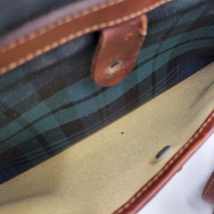 【中古品】【メンズ/レディース】 POLO RALPH LAUREN ポロ・ラルフローレン CHECK SHOULDER BAG チェック ショルダーバッグ カバン 鞄 188-251209-ya-13-izu カラー：グリーン系 万代Net店