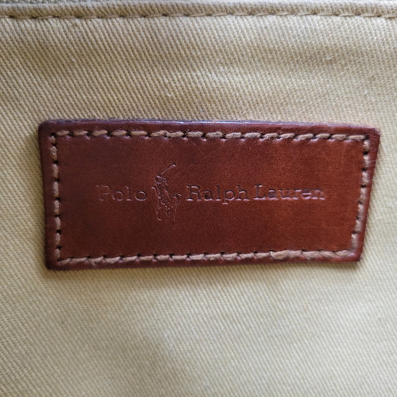 【中古品】【メンズ/レディース】 POLO RALPH LAUREN ポロ・ラルフローレン CHECK SHOULDER BAG チェック ショルダーバッグ カバン 鞄 188-251209-ya-13-izu カラー：グリーン系 万代Net店