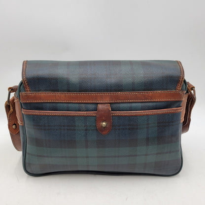 【中古品】【メンズ/レディース】 POLO RALPH LAUREN ポロ・ラルフローレン CHECK SHOULDER BAG チェック ショルダーバッグ カバン 鞄 188-251209-ya-13-izu カラー：グリーン系 万代Net店