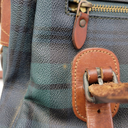 【中古品】【メンズ/レディース】 POLO RALPH LAUREN ポロ・ラルフローレン CHECK SHOULDER BAG チェック ショルダーバッグ カバン 鞄 188-251209-ya-13-izu カラー：グリーン系 万代Net店