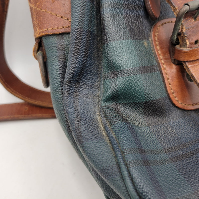 【中古品】【メンズ/レディース】 POLO RALPH LAUREN ポロ・ラルフローレン CHECK SHOULDER BAG チェック ショルダーバッグ カバン 鞄 188-251209-ya-13-izu カラー：グリーン系 万代Net店
