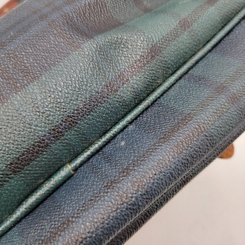 【中古品】【メンズ/レディース】 POLO RALPH LAUREN ポロ・ラルフローレン CHECK SHOULDER BAG チェック ショルダーバッグ カバン 鞄 188-251209-ya-13-izu カラー：グリーン系 万代Net店