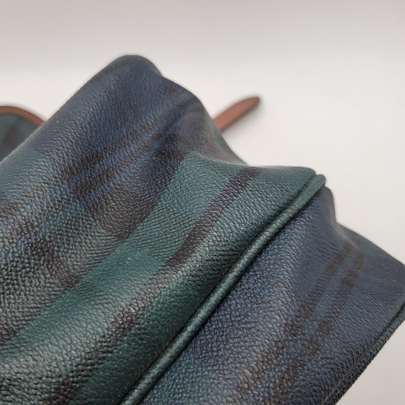 【中古品】【メンズ/レディース】 POLO RALPH LAUREN ポロ・ラルフローレン CHECK SHOULDER BAG チェック ショルダーバッグ カバン 鞄 188-251209-ya-13-izu カラー：グリーン系 万代Net店