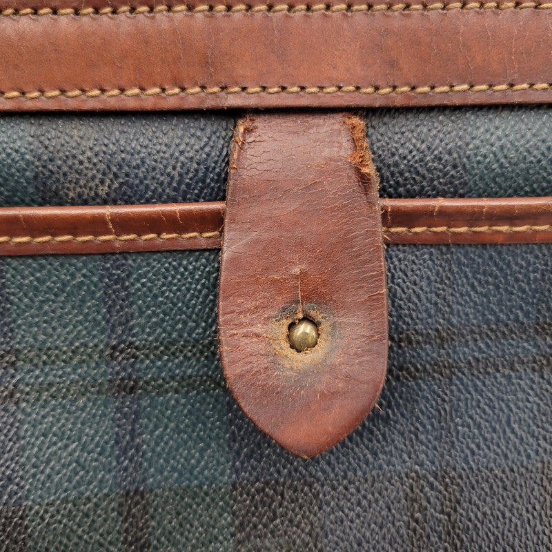 【中古品】【メンズ/レディース】 POLO RALPH LAUREN ポロ・ラルフローレン CHECK SHOULDER BAG チェック ショルダーバッグ カバン 鞄 188-251209-ya-13-izu カラー：グリーン系 万代Net店