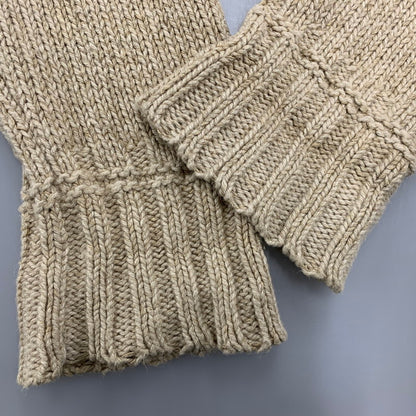 【中古品】【メンズ】 Polo by Ralph Lauren ポロバイラルフローレン TOGGLE NECK COTTON LINEN KNIT SWEATER トグル ネック コットン リネン ニット セーター トップス 長袖 147-251201-cs-03-izu サイズ：L カラー：ベージュ 万代Net店