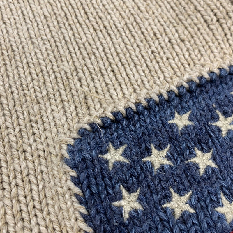 【中古品】【メンズ】 Polo by Ralph Lauren ポロバイラルフローレン TOGGLE NECK COTTON LINEN KNIT SWEATER トグル ネック コットン リネン ニット セーター トップス 長袖 147-251201-cs-03-izu サイズ：L カラー：ベージュ 万代Net店