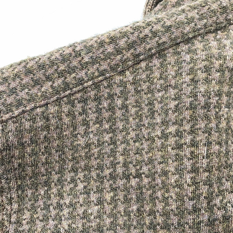 【中古品】【メンズ】 0468358 SHAWL COLLAR ショール カラー ELBOW PATCH CARDIGAN エルボー パッチ カーディガン 千鳥格子 トップス 長袖 147-251209-ya-03-izu サイズ：L カラー：茶系 万代Net店