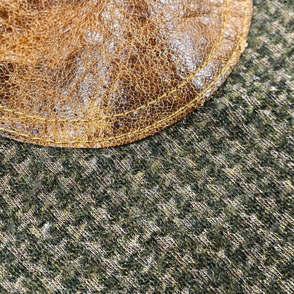 【中古品】【メンズ】 0468358 SHAWL COLLAR ショール カラー ELBOW PATCH CARDIGAN エルボー パッチ カーディガン 千鳥格子 トップス 長袖 147-251209-ya-03-izu サイズ：L カラー：茶系 万代Net店