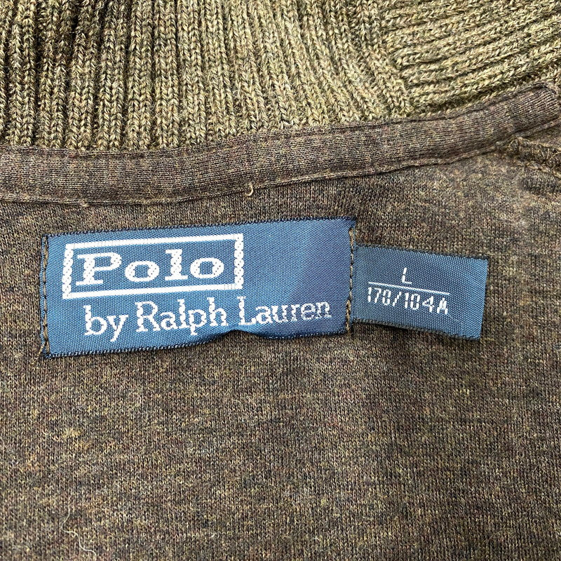 【中古品】【メンズ】 0468358 SHAWL COLLAR ショール カラー ELBOW PATCH CARDIGAN エルボー パッチ カーディガン 千鳥格子 トップス 長袖 147-251209-ya-03-izu サイズ：L カラー：茶系 万代Net店