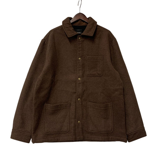 【中古品】【メンズ】 BRIXTON ブリクストン 03443 SHOP CHORE COAT ショップ チョア コート アウター 142-251201-cs-07-izu サイズ：L カラー：ブラウン 万代Net店