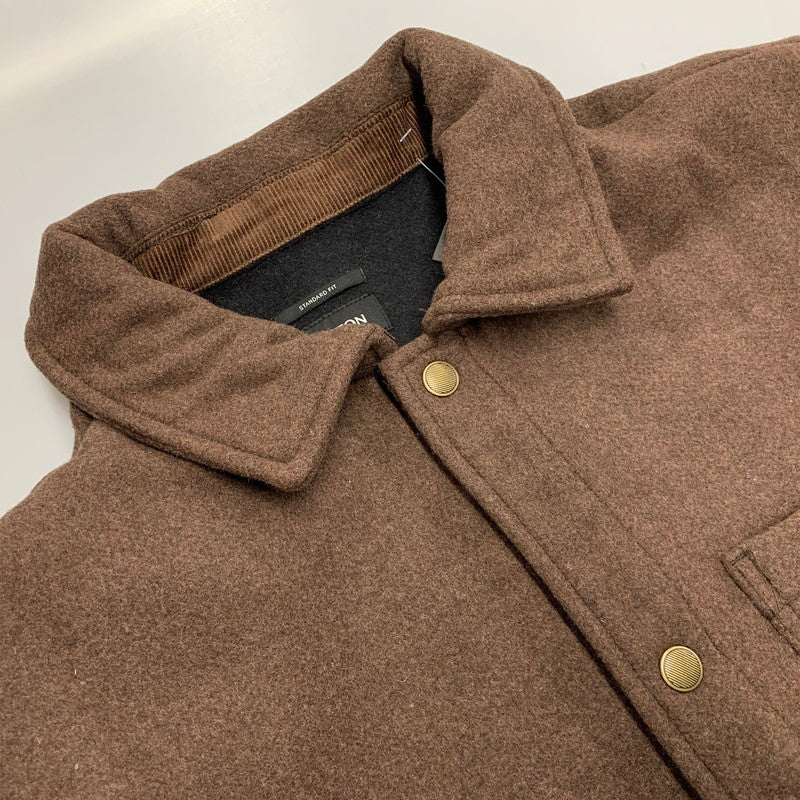 【中古品】【メンズ】 BRIXTON ブリクストン 03443 SHOP CHORE COAT ショップ チョア コート アウター 142-251201-cs-07-izu サイズ：L カラー：ブラウン 万代Net店