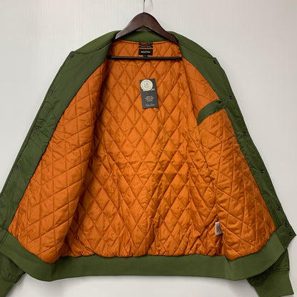 【中古美品】【メンズ】 BRIXTON ブリクストン 03439 DILLINGER FLIGHT BOMBER JACKET ディリンジャー フライト ボンバー ジャケット アウター 142-251201-cs-08-izu サイズ：L カラー：CYPRESS GREEN 万代Net店