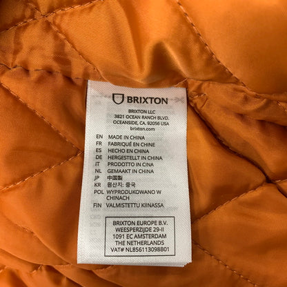 【中古美品】【メンズ】 BRIXTON ブリクストン 03439 DILLINGER FLIGHT BOMBER JACKET ディリンジャー フライト ボンバー ジャケット アウター 142-251201-cs-08-izu サイズ：L カラー：CYPRESS GREEN 万代Net店