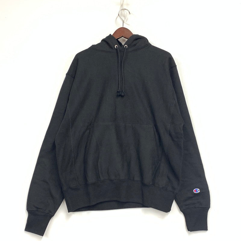 【中古品】【メンズ】 S101 BK REVERSE WEAVE リバースウィーブ HOODED SWEATSHIRT フーデッド スウェットシャツ トップス パーカー 148-251206-ya-08-izu サイズ：XL カラー：BLACK 万代Net店