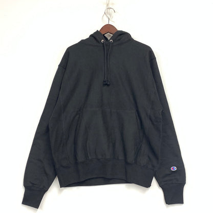 【中古品】【メンズ】 S101 BK REVERSE WEAVE リバースウィーブ HOODED SWEATSHIRT フーデッド スウェットシャツ トップス パーカー 148-251206-ya-08-izu サイズ：XL カラー：BLACK 万代Net店