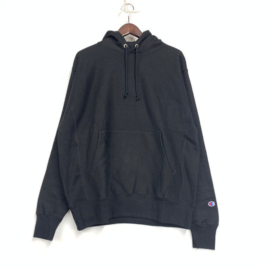 【中古品】【メンズ】 Champion チャンピオン S101 BK REVERSE WEAVE リバースウィーブ HOODED SWEATSHIRT フーデッド スウェットシャツ トップス パーカー 148-251206-ya-09-izu サイズ：XL カラー：BLACK 万代Net店