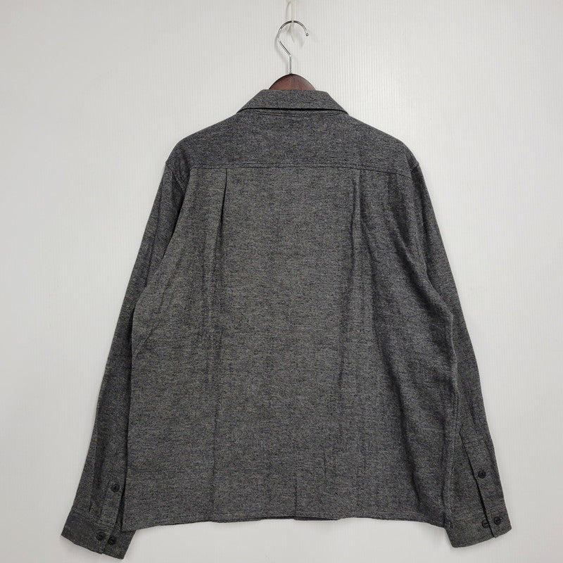 【中古品】【メンズ】 HEADWAYZ ヘッドウェイズ TYPE VSL9 PLAIN FLANNEL SHIRT プレーンフランネルシャツ 長袖 トップス 145-251212-kh-04-izu サイズ：L カラー：ブラック 万代Net店