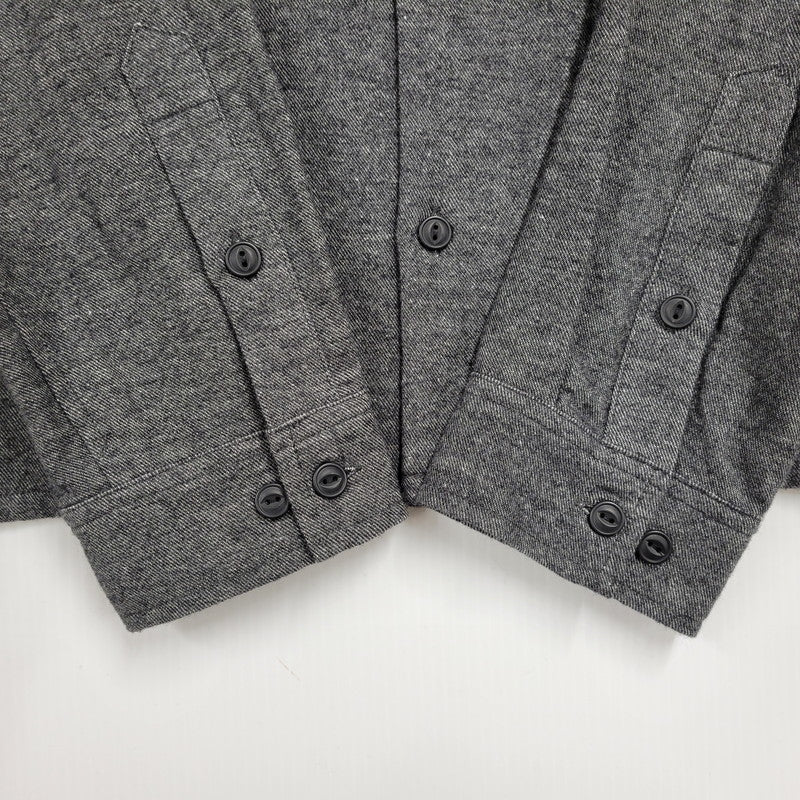 【中古品】【メンズ】 HEADWAYZ ヘッドウェイズ TYPE VSL9 PLAIN FLANNEL SHIRT プレーンフランネルシャツ 長袖 トップス 145-251212-kh-04-izu サイズ：L カラー：ブラック 万代Net店