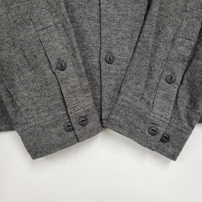 【中古品】【メンズ】 HEADWAYZ ヘッドウェイズ TYPE VSL9 PLAIN FLANNEL SHIRT プレーンフランネルシャツ 長袖 トップス 145-251212-kh-04-izu サイズ：L カラー：ブラック 万代Net店