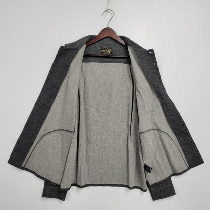 【中古品】【メンズ】 HEADWAYZ ヘッドウェイズ TYPE VSL9 PLAIN FLANNEL SHIRT プレーンフランネルシャツ 長袖 トップス 145-251212-kh-04-izu サイズ：L カラー：ブラック 万代Net店