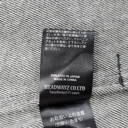【中古品】【メンズ】 HEADWAYZ ヘッドウェイズ TYPE VSL9 PLAIN FLANNEL SHIRT プレーンフランネルシャツ 長袖 トップス 145-251212-kh-04-izu サイズ：L カラー：ブラック 万代Net店