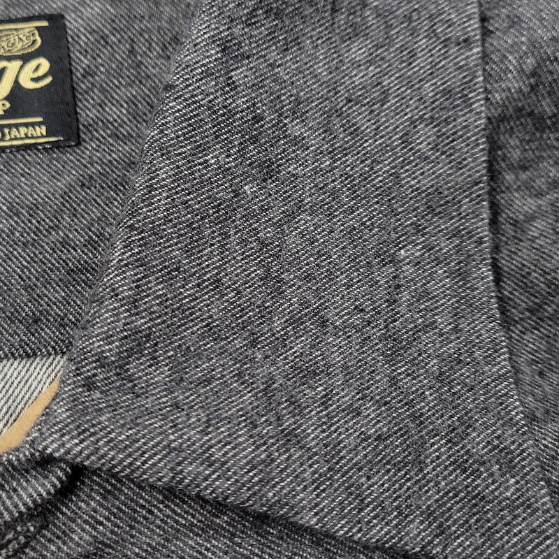 【中古品】【メンズ】 HEADWAYZ ヘッドウェイズ TYPE VSL9 PLAIN FLANNEL SHIRT プレーンフランネルシャツ 長袖 トップス 145-251212-kh-04-izu サイズ：L カラー：ブラック 万代Net店