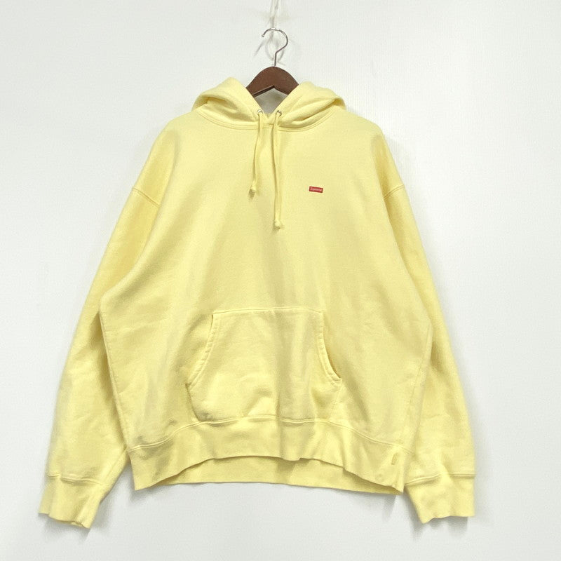 【中古品】【メンズ】 23SS SMALL BOX LOGO HOODED SWEAT SHIRT スモール ボックス ロゴ フーデッド スウェット シャツ トップス パーカー 149-251201-ya-04-izu サイズ：L カラー：ライトイエロー 万代Net店