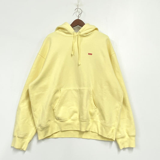 【中古品】【メンズ】 23SS SMALL BOX LOGO HOODED SWEAT SHIRT スモール ボックス ロゴ フーデッド スウェット シャツ トップス パーカー 149-251201-ya-04-izu サイズ：L カラー：ライトイエロー 万代Net店