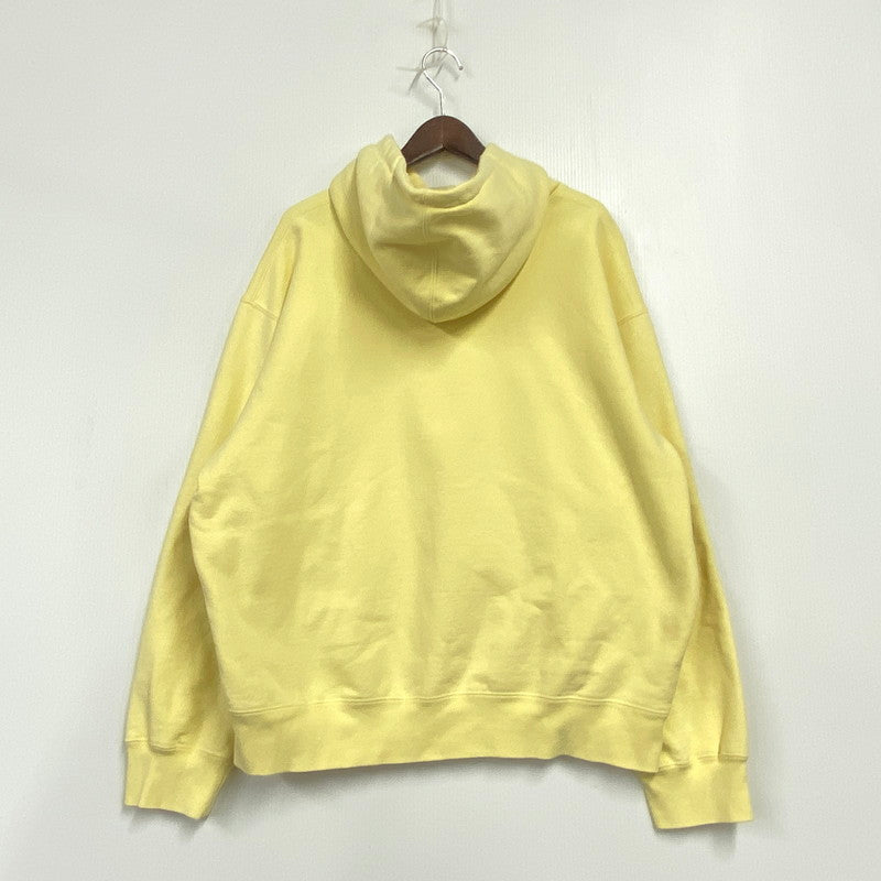 【中古品】【メンズ】 23SS SMALL BOX LOGO HOODED SWEAT SHIRT スモール ボックス ロゴ フーデッド スウェット シャツ トップス パーカー 149-251201-ya-04-izu サイズ：L カラー：ライトイエロー 万代Net店
