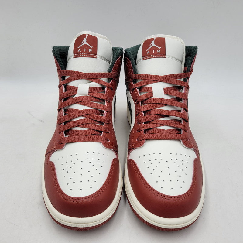 【中古美品】【メンズ】 NIKE ナイキ AIR JORDAN 1 MID DQ8426-105 エアジョーダン 1 ミッド スニーカー シューズ 靴 160-251204-as-26-izu サイズ：27.5cm カラー：SAIL/MIDNIGHT GREEN 万代Net店