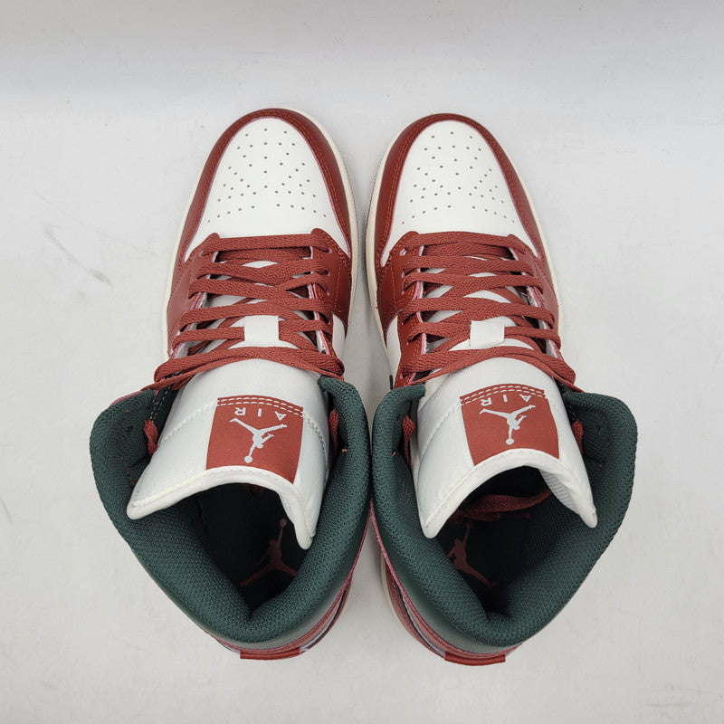 【中古美品】【メンズ】 NIKE ナイキ AIR JORDAN 1 MID DQ8426-105 エアジョーダン 1 ミッド スニーカー シューズ 靴 160-251204-as-26-izu サイズ：27.5cm カラー：SAIL/MIDNIGHT GREEN 万代Net店