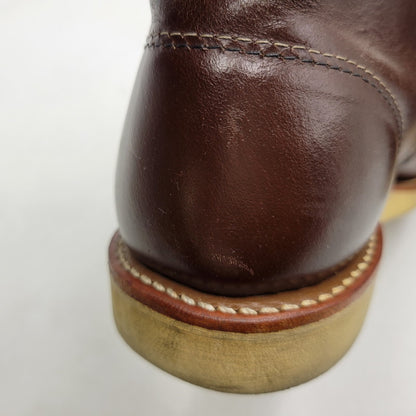 【中古品】【メンズ】 RED WING レッドウィング 8134 USA製 2010年製 刺繍羽タグ 6INCH CLASSIC PLAIN TOE 6インチ クラシック プレーン トゥ シューズ ブーツ 靴 164-251201-cs-13-izu サイズ：26.5cm カラー：ブラウン 万代Net店