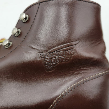 【中古品】【メンズ】 RED WING レッドウィング 8134 USA製 2010年製 刺繍羽タグ 6INCH CLASSIC PLAIN TOE 6インチ クラシック プレーン トゥ シューズ ブーツ 靴 164-251201-cs-13-izu サイズ：26.5cm カラー：ブラウン 万代Net店