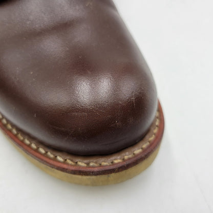 【中古品】【メンズ】 RED WING レッドウィング 8134 USA製 2010年製 刺繍羽タグ 6INCH CLASSIC PLAIN TOE 6インチ クラシック プレーン トゥ シューズ ブーツ 靴 164-251201-cs-13-izu サイズ：26.5cm カラー：ブラウン 万代Net店