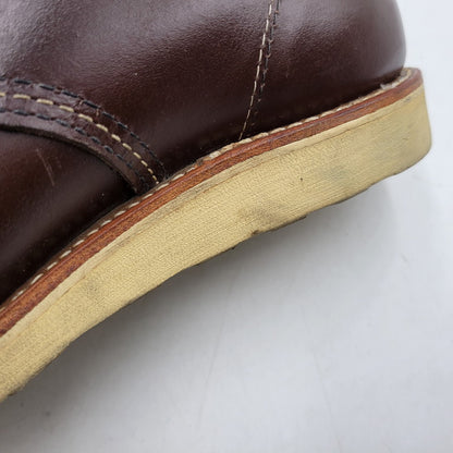 【中古品】【メンズ】 RED WING レッドウィング 8134 USA製 2010年製 刺繍羽タグ 6INCH CLASSIC PLAIN TOE 6インチ クラシック プレーン トゥ シューズ ブーツ 靴 164-251201-cs-13-izu サイズ：26.5cm カラー：ブラウン 万代Net店