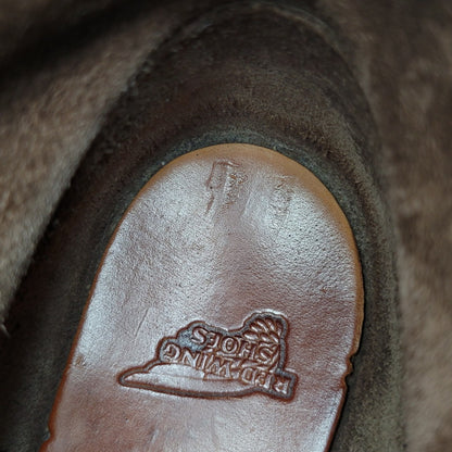 【中古品】【メンズ】 RED WING レッドウィング 8134 USA製 2010年製 刺繍羽タグ 6INCH CLASSIC PLAIN TOE 6インチ クラシック プレーン トゥ シューズ ブーツ 靴 164-251201-cs-13-izu サイズ：26.5cm カラー：ブラウン 万代Net店