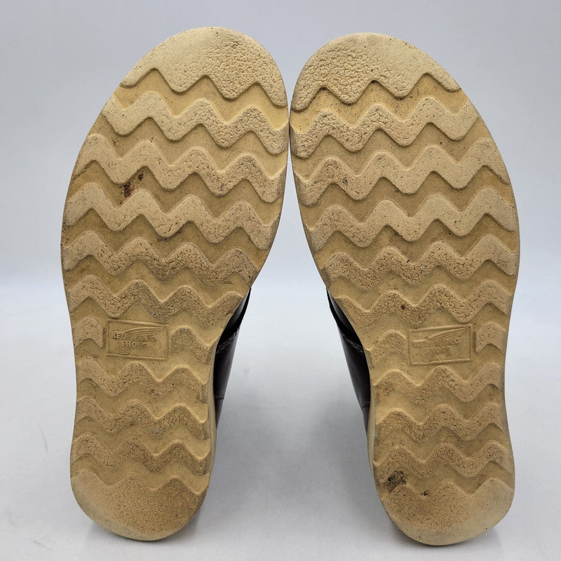 【中古品】【メンズ】 RED WING レッドウィング 8134 USA製 2010年製 刺繍羽タグ 6INCH CLASSIC PLAIN TOE 6インチ クラシック プレーン トゥ シューズ ブーツ 靴 164-251201-cs-13-izu サイズ：26.5cm カラー：ブラウン 万代Net店