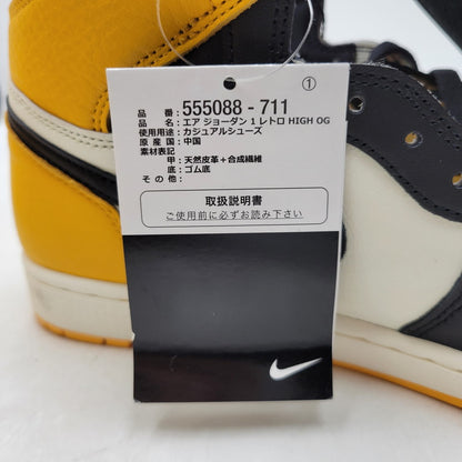 【未使用品】【メンズ】 NIKE ナイキ 555088-711 AIR JORDAN 1 エア ジョーダン ワン RETRO HIGH OG レトロ ハイ オージー スニーカー シューズ 靴 160-251201-ya-15-izu サイズ：28.5cm カラー：TAXI/BLACK-SAIL 万代Net店