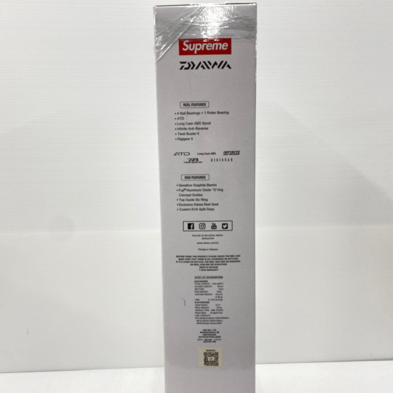 【中古美品】Supreme シュプリーム ×DAIWA ダイワ 23SS DV1 FISHING ROD AND REEL フィッシング ロッド ＆ リール 釣り具 208-251201-ya-01-izu カラー：WHITE 万代Net店