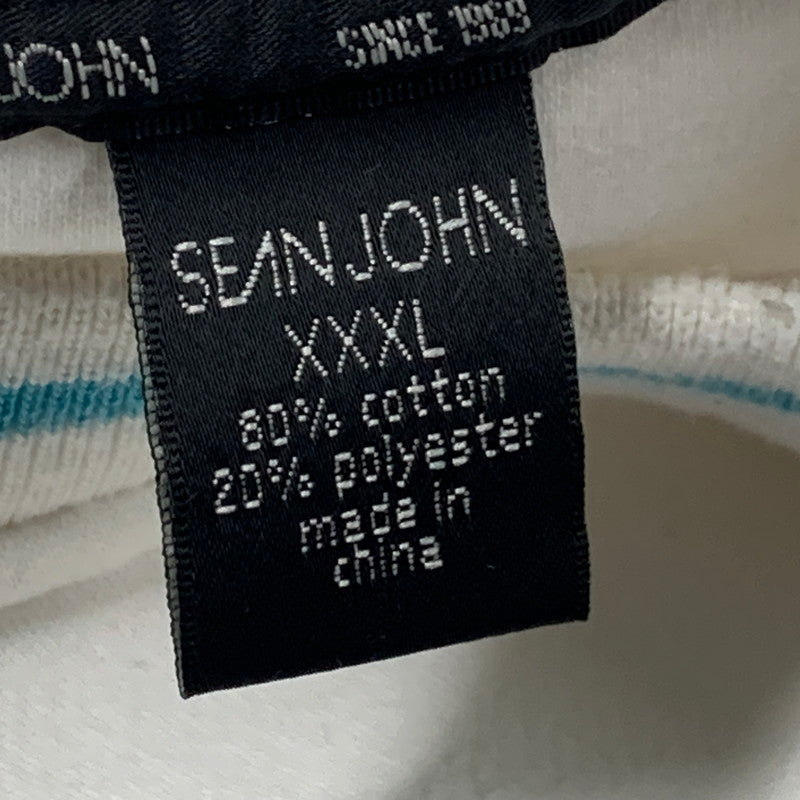 【中古品】【メンズ】 Sean John ショーンジョン 黒タグ 00S SWEATSHIRT スウェット シャツ トップス トレーナー 146-251206-ya-11-izu サイズ：XXXL カラー：WHITE 万代Net店