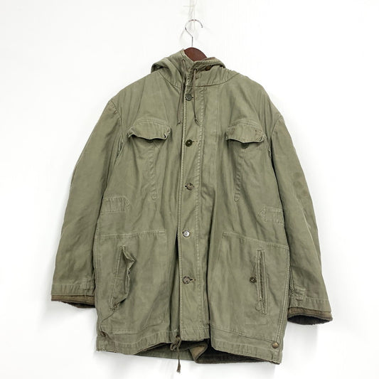 【現状渡し品】【メンズ】 GERMAN ARMY ドイツ軍 BOA LINER FIELD PARKA ボア ライナー フィールド パーカー アウター 146-251206-ya-07-izu サイズ：下記参照 カラー：カーキ 万代Net店