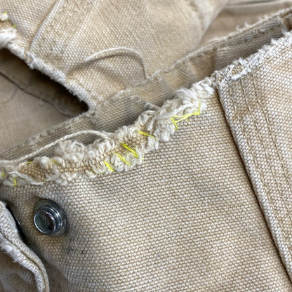 【現状渡し品】【メンズ】 Carhartt カーハート J43WET USA製 90S BLANKET LINER ブランケット ライナー DETROIT JACKET デトロイト ジャケット アウター 146-251201-ya-10-izu サイズ：2XL カラー：ベージュ 万代Net店