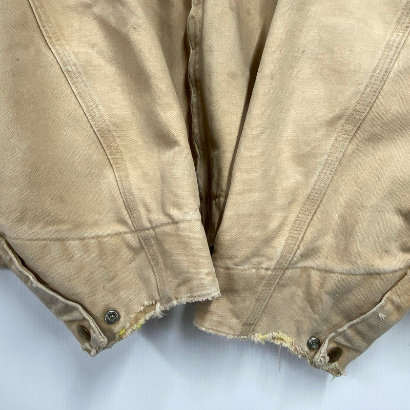 【現状渡し品】【メンズ】 Carhartt カーハート J43WET USA製 90S BLANKET LINER ブランケット ライナー DETROIT JACKET デトロイト ジャケット アウター 146-251201-ya-10-izu サイズ：2XL カラー：ベージュ 万代Net店