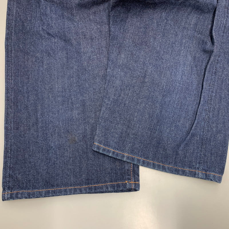 【中古品】【メンズ】 EVISU×SIOTANI BROTHERS エヴィス×シオタニブラザーズ BIG SEAGULL&SKULL DENIM SHORT ビッグ シーガル ＆ スカル デニム ショート ボトムス ズボン 156-251201-cs-04-izu サイズ：32×33 カラー：インディゴ 万代Net店