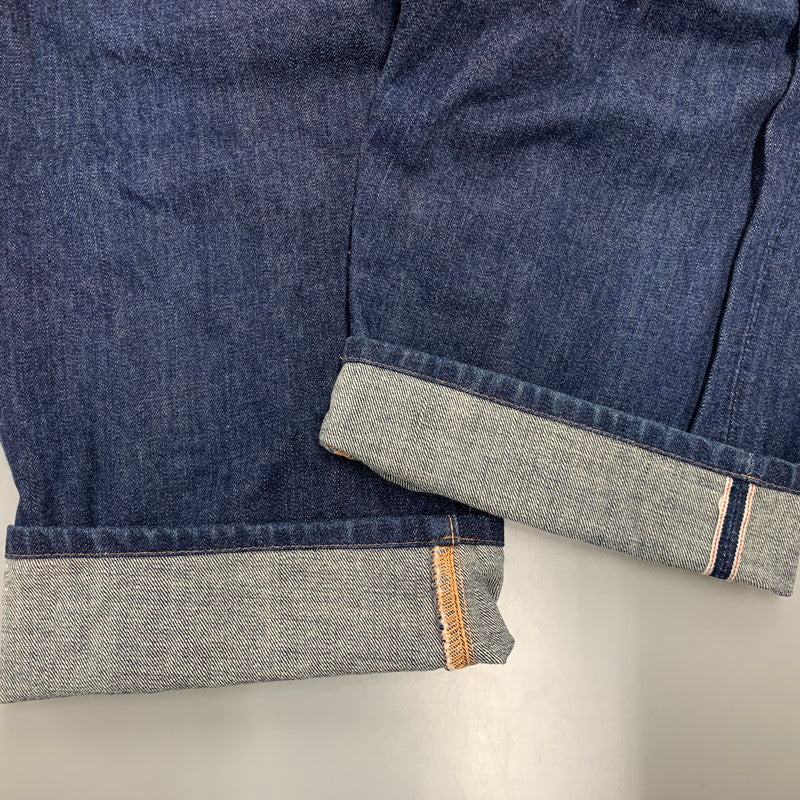 【中古品】【メンズ】 EVISU×SIOTANI BROTHERS エヴィス×シオタニブラザーズ BIG SEAGULL&SKULL DENIM SHORT ビッグ シーガル ＆ スカル デニム ショート ボトムス ズボン 156-251201-cs-04-izu サイズ：32×33 カラー：インディゴ 万代Net店