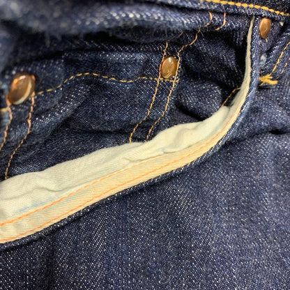 【中古品】【メンズ】 EVISU×SIOTANI BROTHERS エヴィス×シオタニブラザーズ BIG SEAGULL&SKULL DENIM SHORT ビッグ シーガル ＆ スカル デニム ショート ボトムス ズボン 156-251201-cs-04-izu サイズ：32×33 カラー：インディゴ 万代Net店