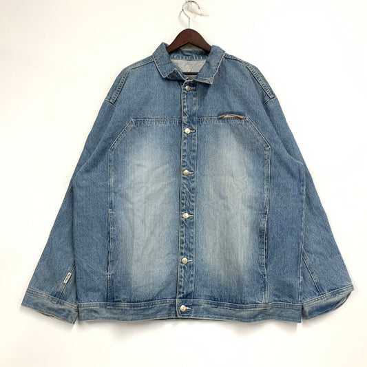 【中古品】【メンズ】 ROCA WEAR ロカウェア 00S DENIM JACKET デニム ジャケット アウター　 146-251206-ya-10-izu サイズ：下記参照 カラー：インディゴ 万代Net店