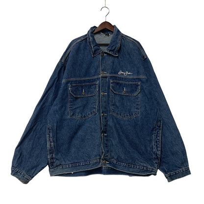 【現状渡し品】【メンズ】 SEAN JOHN COLLECTION ショーン ジョン コレクション 90S-00S DENIM JACKET デニム ジャケット アウター 146-251201-cs-01-izu サイズ：4XL カラー：インディゴ 万代Net店